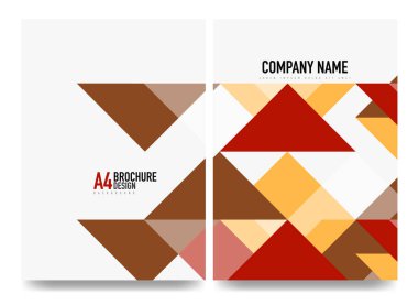 İş broşürü kapak düzeni, el ilanı a4 şablonu