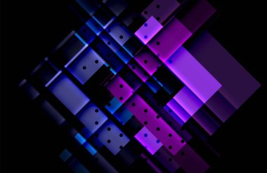 Siyah arka plan üzerinde renkli oklar