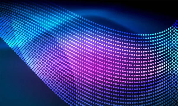 Pürüzsüz neon dalga