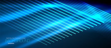 Neon pürüzsüz dalga dijital arka plan