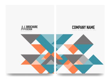 İş broşürü kapak düzeni, el ilanı a4 şablonu