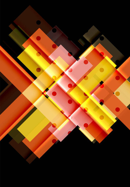 Цвет стрелок на черном фоне
