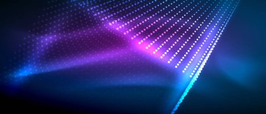 Neon ışık efektleri, parçacıklar