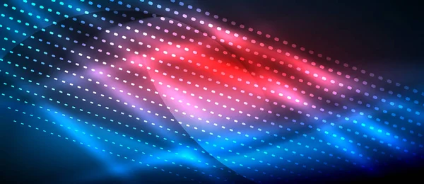 霓虹平滑波数字抽象背景 — 图库矢量图片
