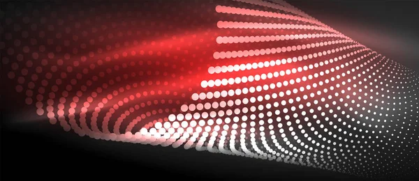 Neon licht effecten, deeltjes — Stockvector