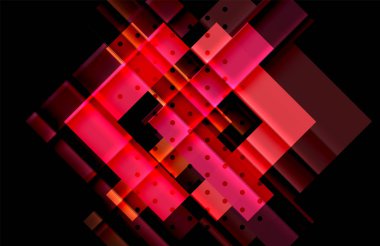 Siyah arka plan üzerinde renkli oklar