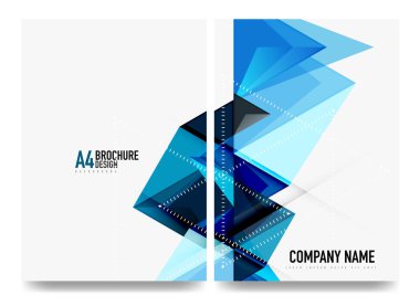 İş broşürü kapak düzeni, el ilanı a4 şablonu