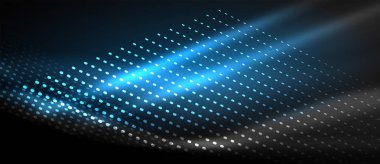 Neon pürüzsüz dalga dijital arka plan
