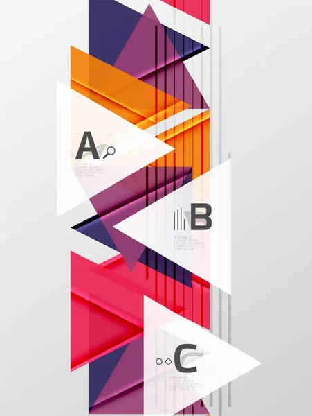 Kleurrijke abstracte vormen achtergrond — Stockvector