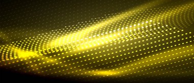 Neon pürüzsüz dalga dijital arka plan