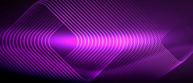 Neon parlayan techno satırları