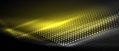 Neon pürüzsüz dalga dijital arka plan