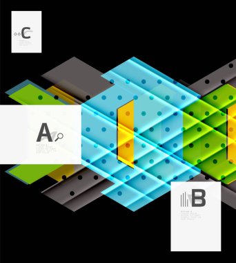 renkli soyut şekiller arka plan