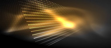 Neon ışık efektleri, parçacıklar