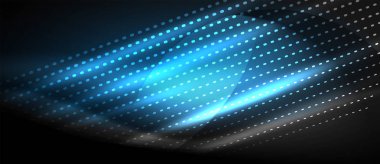 Neon pürüzsüz dalga dijital arka plan