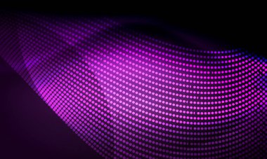 Pürüzsüz neon dalga