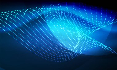 Pürüzsüz neon dalga