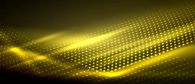 Neon pürüzsüz dalga dijital arka plan