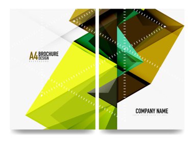 İş broşürü kapak düzeni, el ilanı a4 şablonu