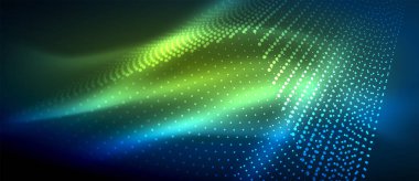 Neon ışık efektleri, parçacıklar