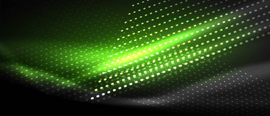 Neon pürüzsüz dalga dijital arka plan