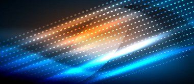 Neon pürüzsüz dalga dijital arka plan