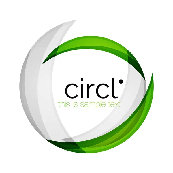 Ren professionell färgglada cirkel business-ikonen — Stock vektor
