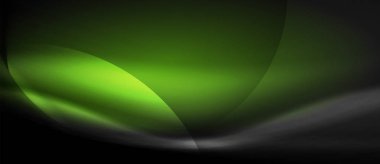 Parlayan dalga neon akan eğri arka plan vektör