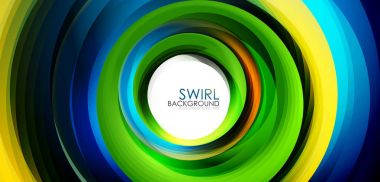 Sarmal girdap akan çizgileri 3d etkisi arka plan