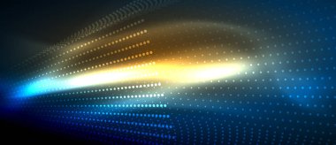 Neon ışık efektleri, parçacıklar