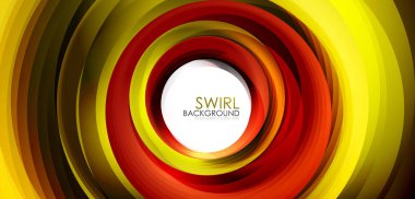 Sarmal girdap akan çizgileri 3d etkisi arka plan