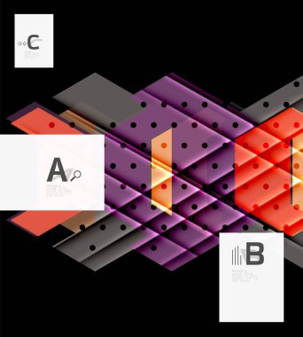 renkli soyut şekiller arka plan