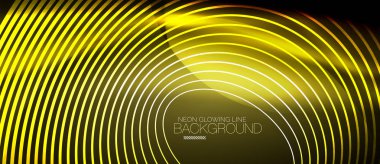 Neon pürüzsüz dalga dijital arka plan
