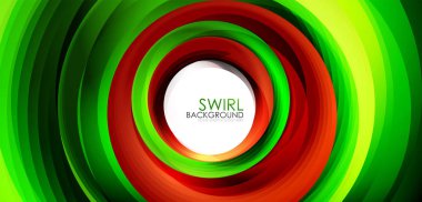 Sarmal girdap akan çizgileri 3d etkisi arka plan