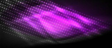 Neon pürüzsüz dalga dijital arka plan