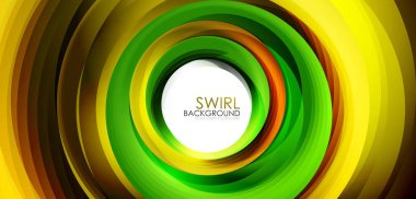 Sarmal girdap akan çizgileri 3d etkisi arka plan