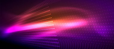 Neon ışık efektleri, parçacıklar