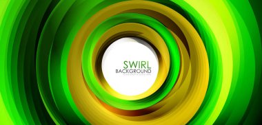 Sarmal girdap akan çizgileri 3d etkisi arka plan