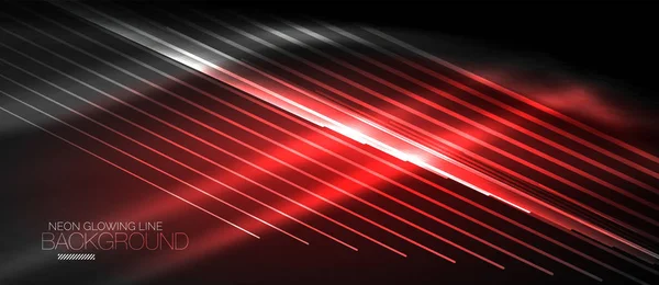 Neon pürüzsüz dalga dijital arka plan — Stok Vektör