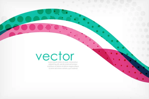 Fondos abstractos corporativos de negocios, folletos de onda o plantillas de diseño de folletos — Vector de stock