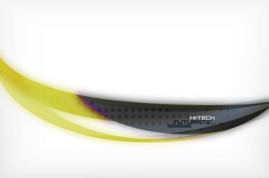 Parlak dalga vektör arka plan