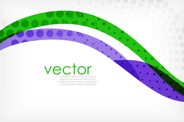 Negócios fundos abstratos corporativos, brochura de ondas ou modelos de design de folheto — Vetor de Stock