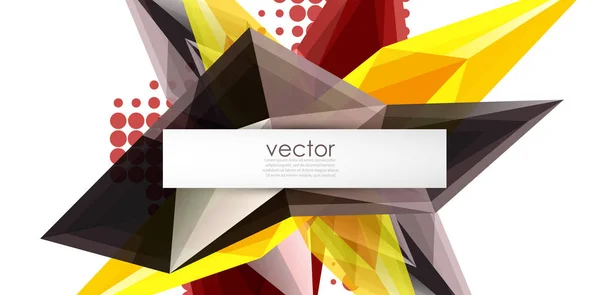 Barevný kvetoucí krystaly vektorové pozadí abstraktní — Stockový vektor