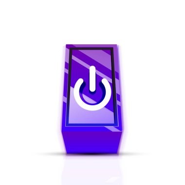 Güç düğmesi simgesi, Başlat simgesi, web tasarım UI veya uygulama tasarım öğesi