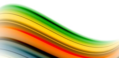 Jel jöle sıvı akan sıvı gökkuşağı tarzı renkler, dalga arka plan, modern en az renkli tasarım