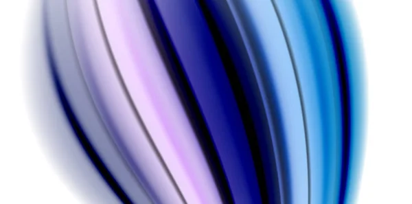 Gel gelatina fluido fluido líquido colores de estilo arco iris, fondo abstracto onda, moderno diseño colorido minimalista — Vector de stock