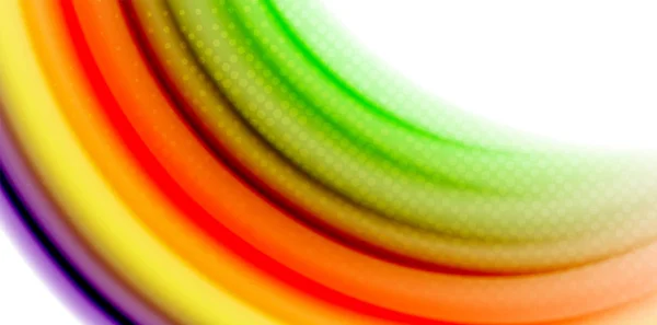 Gel gelée fluide fluide coulant couleurs de style arc-en-ciel liquide, vague fond abstrait, design moderne minimaliste coloré — Image vectorielle