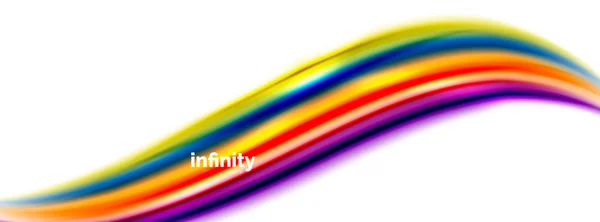 Διάνυσμα 3d φόντο κύμα υγρών χρωμάτων — Διανυσματικό Αρχείο