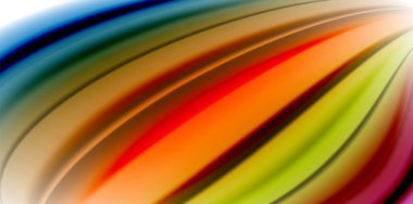 Jel jöle sıvı akan sıvı gökkuşağı tarzı renkler, dalga arka plan, modern en az renkli tasarım