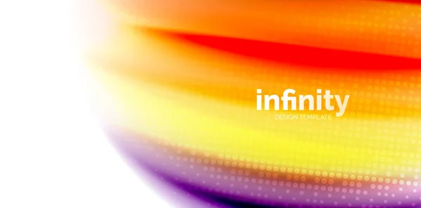 Gel gelatina fluido fluido líquido colores de estilo arco iris, fondo abstracto onda, moderno diseño colorido minimalista — Archivo Imágenes Vectoriales
